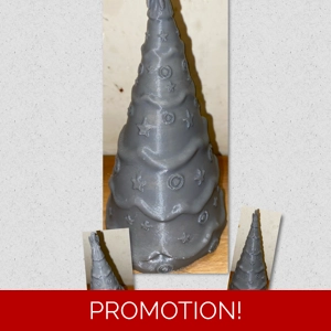 Latex mould for making this Christmas Tree