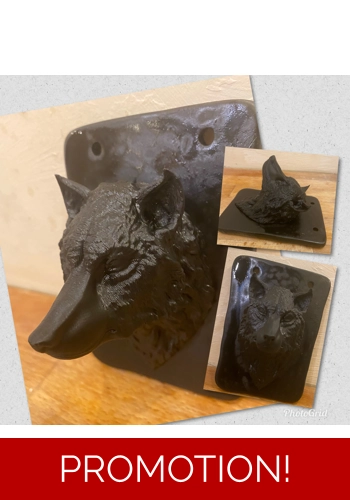 latex mould for making this Wolf Plaque