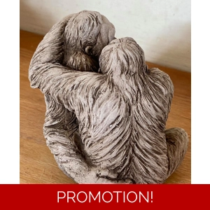 Latex mould for making this pair of Orangutans