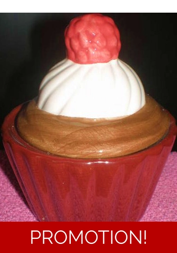 Cupcake topped with berry