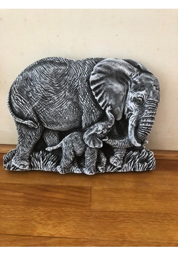 Latex mould for makng this lovely Elephant plaque