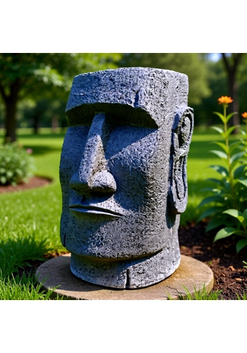 Latex mould for making this Large Easter Island planter