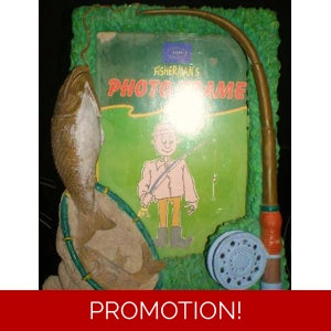 fishing style photo frame