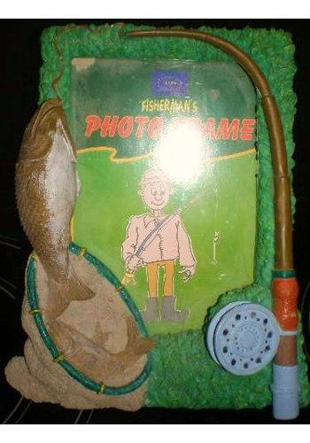 fishing style photo frame