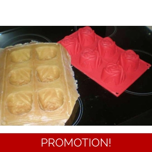 Set of 6 candle/soap moulds