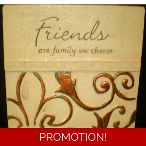 Friends plaque/stepping stone