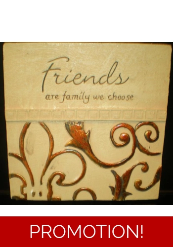 Friends plaque/stepping stone