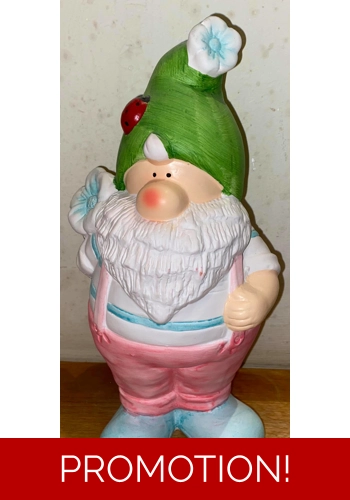 Latex mould for making this cute garden gnome 2