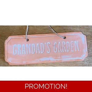 latex mould for making this Grandads Garden plaque