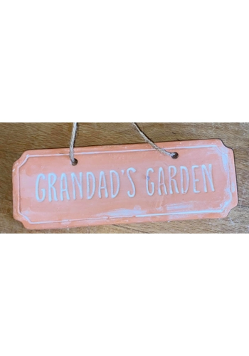 latex mould for making this Grandads Garden plaque
