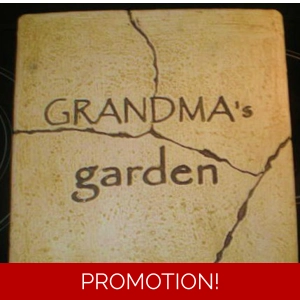 Grandmas Garden Stepping Stone/Plaque