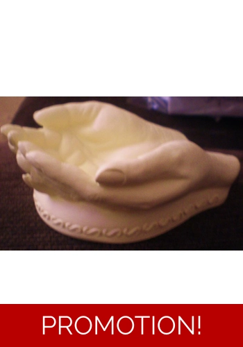 Cupped hands bowl/ornament