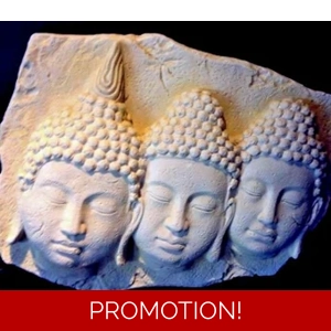 Latex moulkd for making this Triple Headed Buddha Plaque