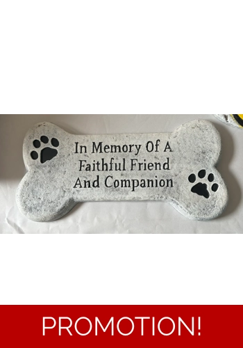Latex mould for making this Large Pet memorial
