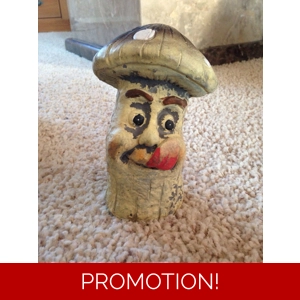 Cute mushroom man mould