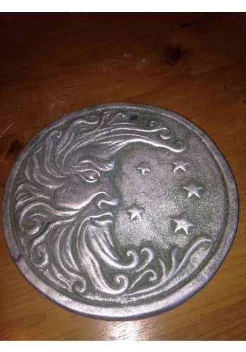 Moon and stars wall plaque mould
