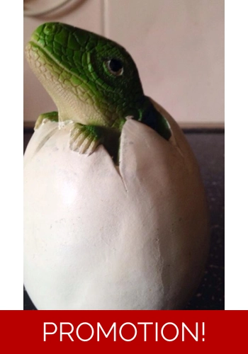 Hatching dinosaur egg mould