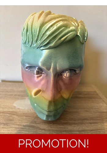 Latex mould for making this Peeky Blinders garden pot