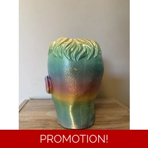 Latex mould for making this Peeky Blinders garden pot