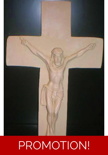 Jesus on a cross plaque
