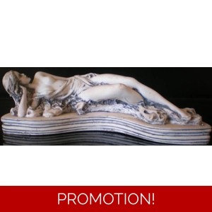 Laying lady Figurine