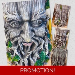 Latex Mould for making this stunning Tree Man pot