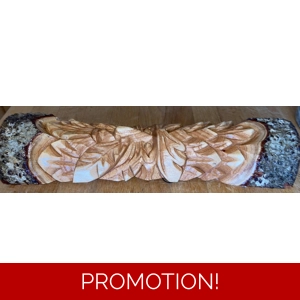 latex mould for making this carved effect plaque