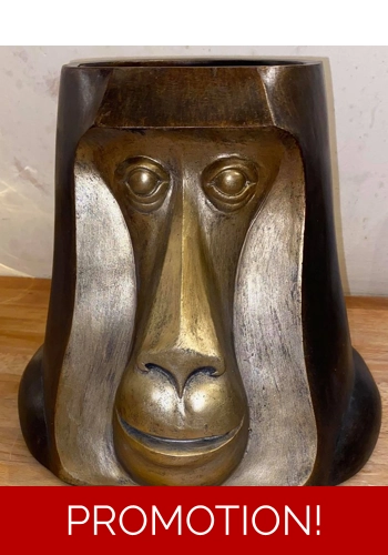 Latex Mould for making this lovely Monkey plant pot