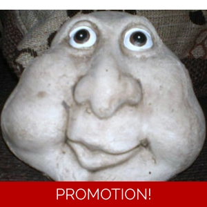 Muddled Stone Face man