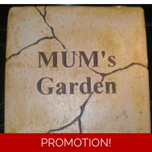 Mums Garden Stepping Stone/Plaque