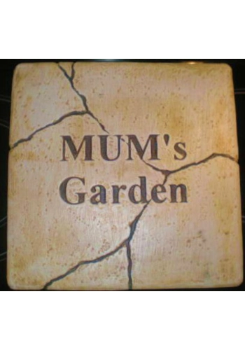 Mums Garden Stepping Stone/Plaque