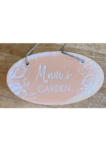 latex mould for making Mums garden plaque
