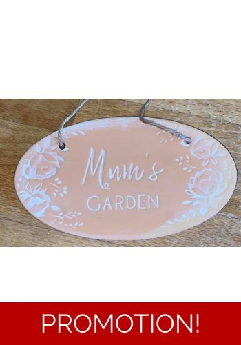 latex mould for making Mums garden plaque