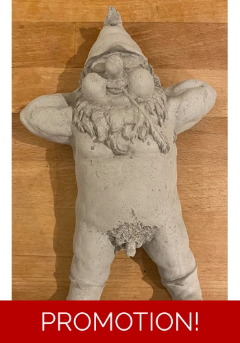Latex Mould for making this Naughty gnome