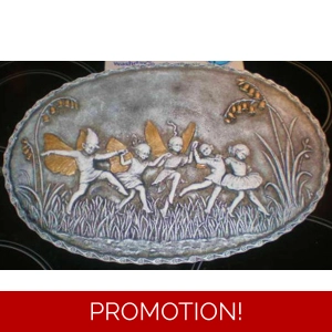 Oval Pixie Wall Plaque