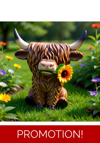 Latex Mould for making this Stunning Highland Cow planter