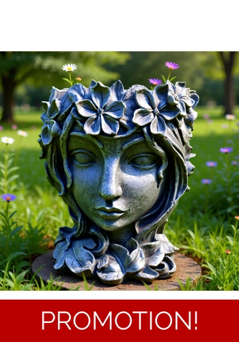 Latex mould for making this stunning lady planter