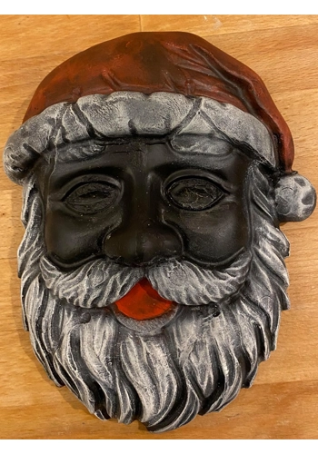 Latex Mould for making this Santa Plaque