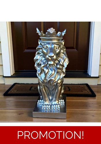 Latex mould for making this Stunning crowned lion