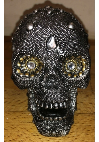 Latex mould for making this Jewelled effect skull