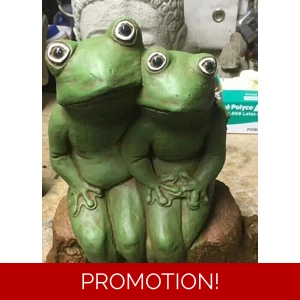 latex mould for making this Frog Statue