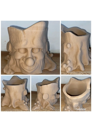 Latex mould for making this Lovely Tree man pot