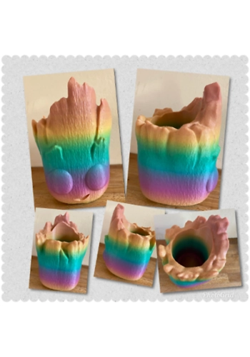 Latex mould for making this Groot style Planter