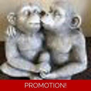 Latex Mould for making these kissing Monkeys