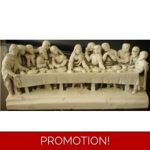 Small last supper candle/Ornament