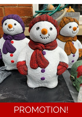 Latex mould for making this Large Snowman