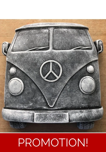 Latex Mould for making this VW Plaque