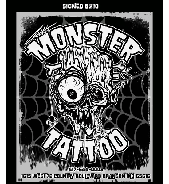 Signed black and white 8X10