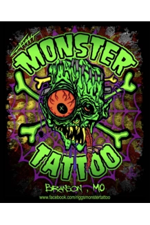 Riggs Monster Tattoo Logo 2