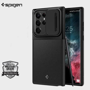 韓國品牌SPIGEN鏡頭推蓋保護款式手機殼! (Samsung S22 Ultra)